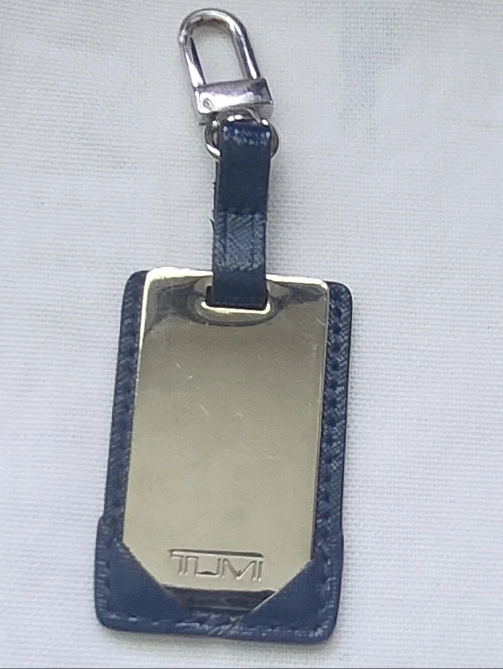 Tumi Luggage Hang Tag Navy Blue
